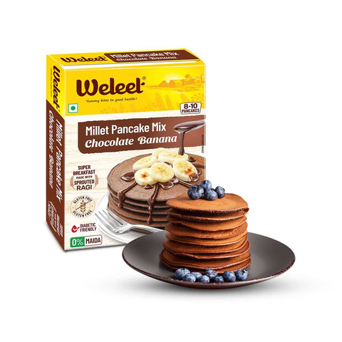 Millet Pancake Mix –  Chocolate Banana - pack of 2| (200g each)
