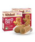 weleet keto diet digestive healthy cookies pack of two