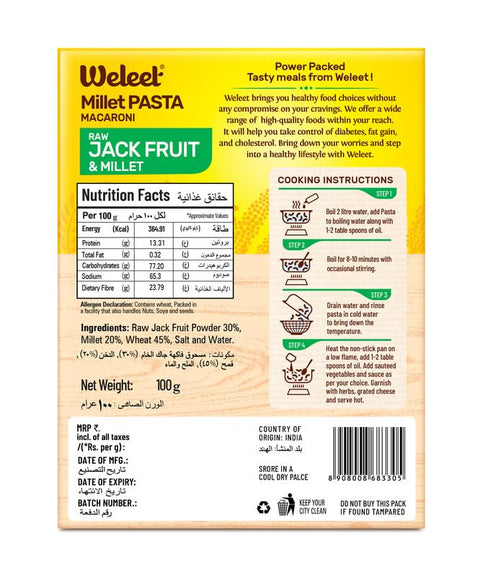 Weleet Instant Jackfruit Mille Pasta-100g