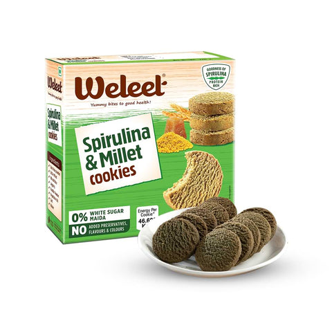 Keto Diet and Spirulina & Millet Digestive Cookies |(270g each)