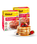 weleet instant strawberry millet pancake mix, pack of two